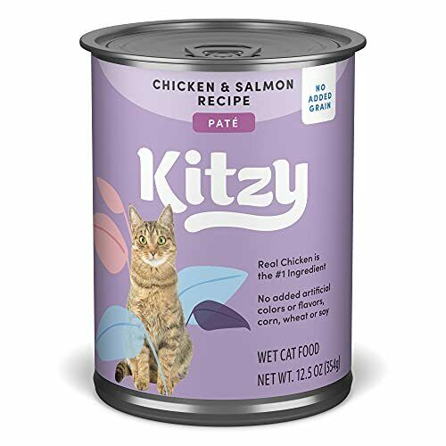 Photo 1 of  Kitzy Wet Cat Food Paté No Added Grain Chicken & Salmon Recipe 12.5 EXP 05/19/2024