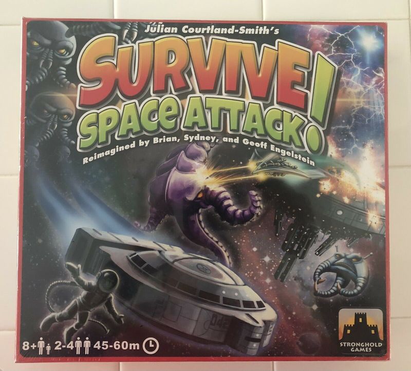 Photo 1 of Stronghold Boardgame Survive - Space Attack! SEALED
