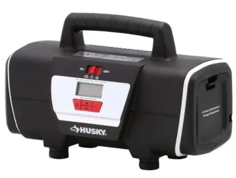 Photo 1 of Husky 12-Volt/120-Volt Home and Auto Inflator