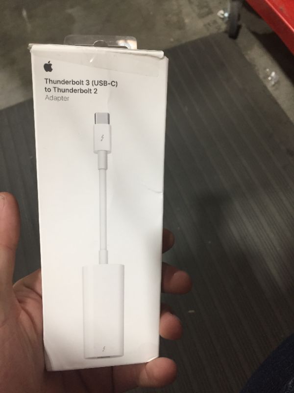 Photo 2 of Apple MMEL2AM-a Thunderbolt 3 USB-C to Thunderbolt 2 Adapter
