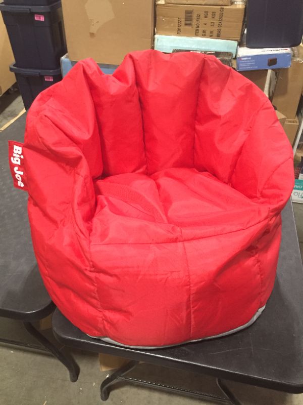 Photo 1 of Big Joe Milano Beanbag Chair Red Smartmax
