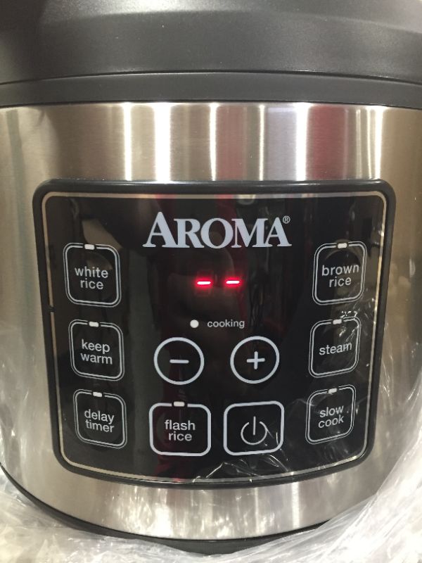 Photo 2 of Aroma ARC-150SB 20-Cup (Cooked) Digital Cool-Touch Rice Cooker
