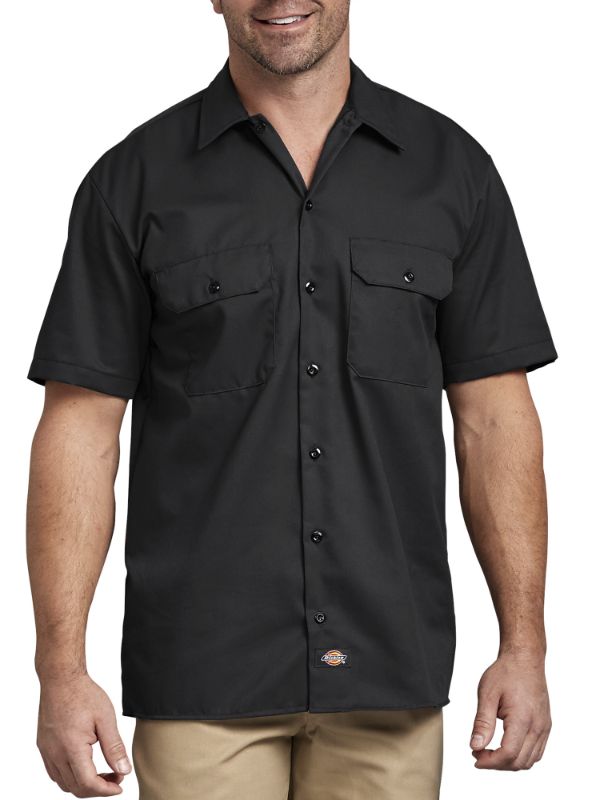 Photo 1 of Dickies Mens and Big Mens Short Sleeve Twill Work Shirt
