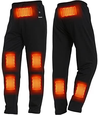 Photo 1 of Heated Pants Thermal Heating Trousers Electric USB Bottom with 8 Area Warmth for Climbing Running Fishing Hiking Camping
