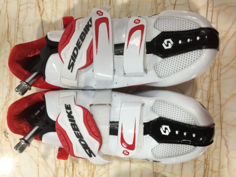 Photo 2 of 21Grams SIDEBIKE Men's Cycling Shoes,Breathable Cushioning Road Bike Shoes with Pedals & Cleats
