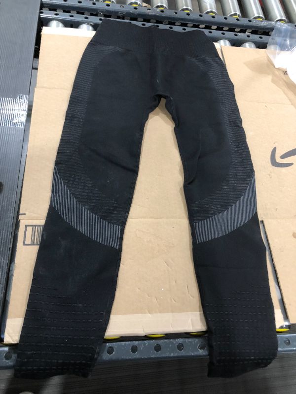 Photo 1 of women's black leggings size M