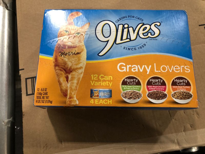 Photo 2 of 9Lives Variety Pack Favorites Wet Cat Food, 5.5 Ounce Cans
bb 2/22