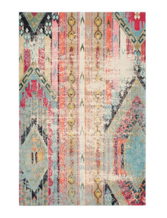 Photo 1 of Bridget Geometric Loomed Accent Rug - Safavieh 6'7" x 9'2"