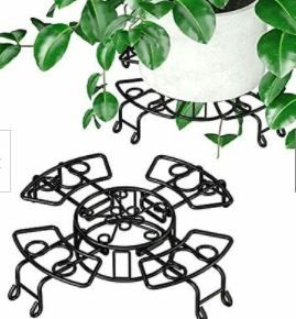 Photo 1 of 2 Pack 4.610.6'' Adjustable Plant Stand Metal Flower Pot Stand For Indoor Outdoor
