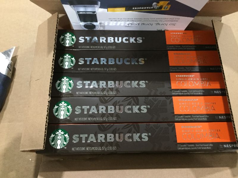 Photo 2 of  Starbucks, Nespresso, Colombia, 10 Cápsulas 5 pack
bb 2/1/22 
