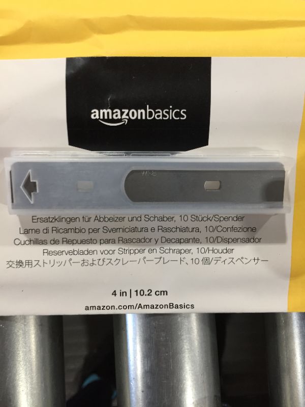 Photo 2 of Amazon Basics 4" Replacement Stripper and Scraper Blades, 10/dispenser
3 PACKS 