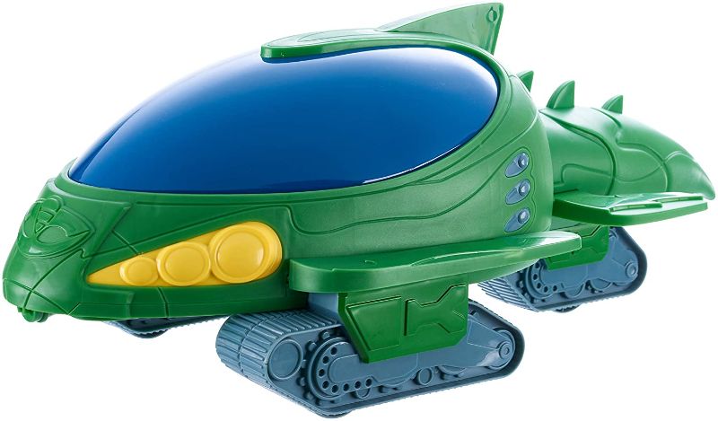 Photo 1 of PJ Masks Mega Vehicles Gekko Mobile, 7 Inch Tall, 20 Inch Long, Giant Toy Car, Green PJ Mask
