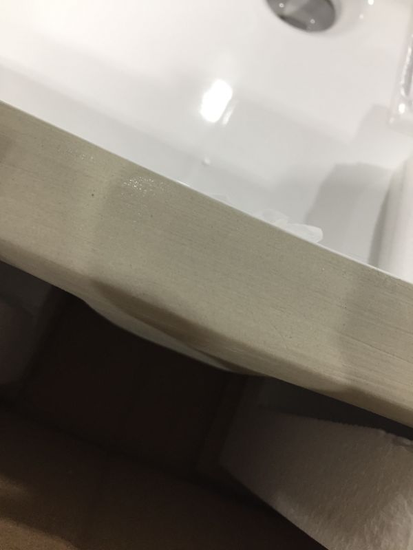 Photo 3 of 1181CBW White Rectangular Porcelain Undermount Lavatory Bathroom Sink Size 18 1/2 X 11
