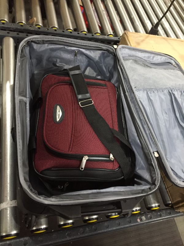 Photo 1 of Travel Select Amsterdam Expandable Rolling Upright Luggage, Burgundy 2 piece