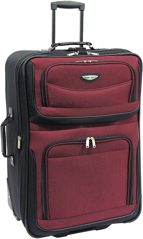 Photo 1 of Travel Select Amsterdam Expandable Rolling Upright Luggage, Burgundy 2 piece