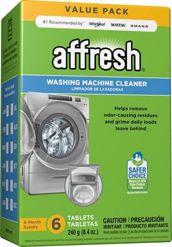 Photo 1 of Affresh Washing Machine Cleaner, Cleans Front Load and Top Load Washers, Including HE, 6 Tablets
