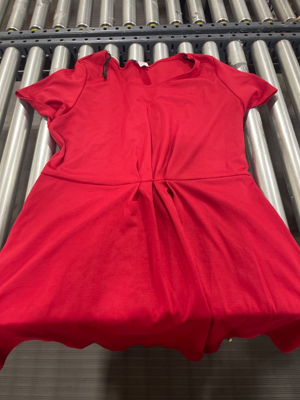 Photo 1 of Vixen red gathered waist dress (XXL)