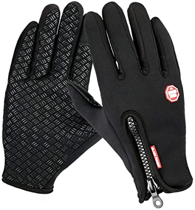 Photo 1 of ZUOXI Winter Gloves for Men Women,Keep Warm Touch Screen Windproof Cold Weather Gloves for Cycling Running
