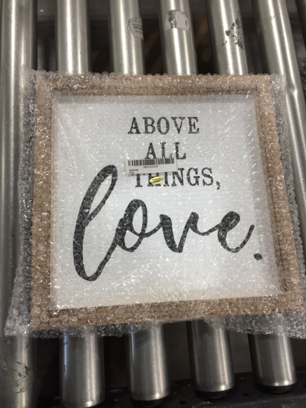 Photo 2 of ABOVE ALL THINGS LOVE sign