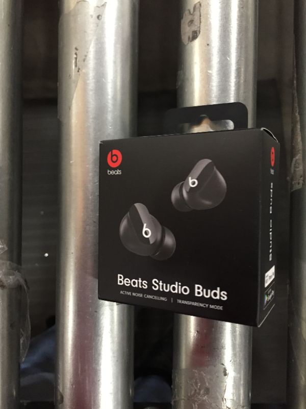 Photo 2 of Beats Studio Buds – True Wireless Noise Cancelling Earbuds – Compatible with Apple & Android, Built-in Microphone, IPX4 Rating, Sweat Resistant Earphones, Class 1 Bluetooth Headphones - Black
