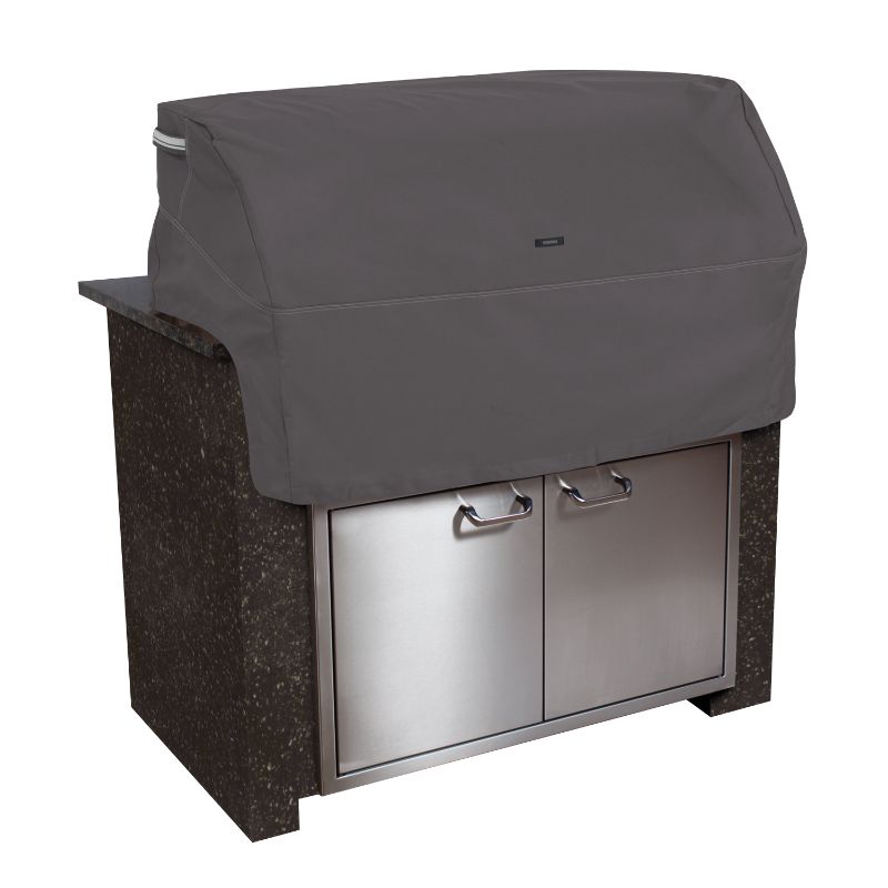 Photo 1 of Classic Accessories Ravenna Water-Resistant 45 Inch Built-In BBQ Grill Top Cover, Taupe