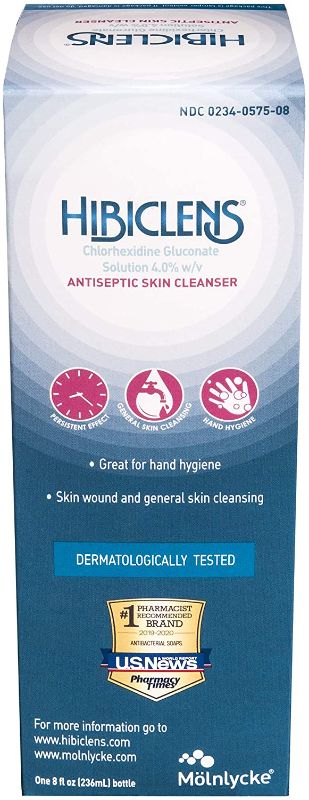 Photo 1 of 3pk Hibiclens – Antimicrobial and Antiseptic Soap and Skin Cleanser – 8oz – for Home and Hospital – 4% CHG