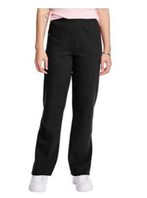 Photo 1 of Hanes Women's EcoSmart Open Bottom Leg Sweatpants XL