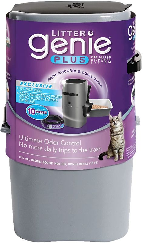 Photo 1 of Litter Genie Plus Cat Litter Disposal System Silver