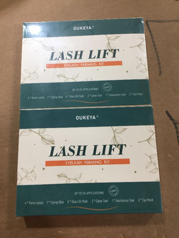 Photo 1 of oukeya lash lift eyelash perming kit 2 pack 