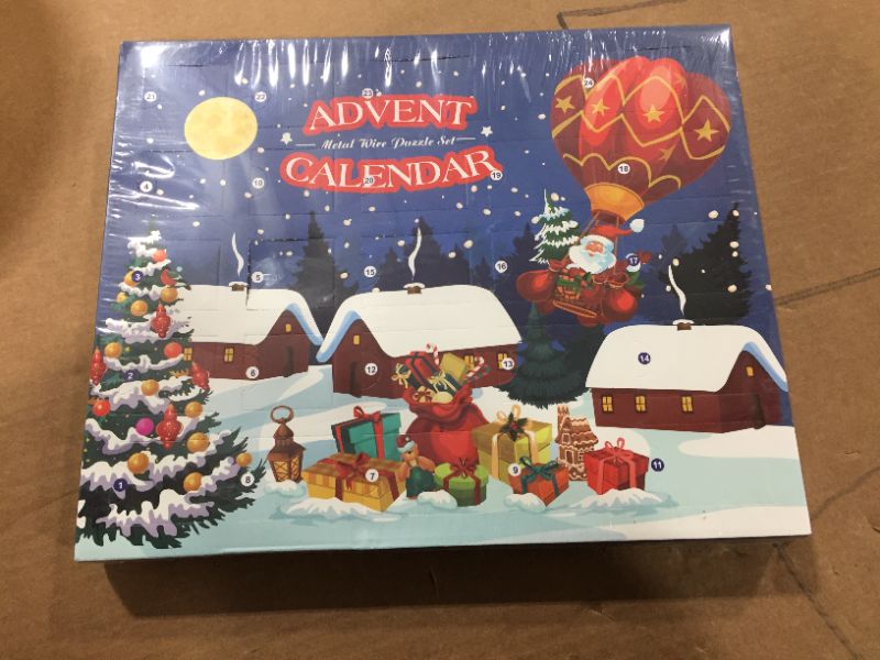 Photo 1 of advent calendar 2021 Christmas  countdown puzzle toys