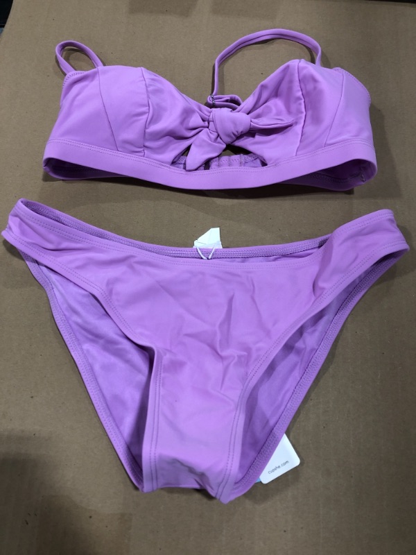 Photo 2 of Princess Tie Front Keyhole Bikini SIZE M 
