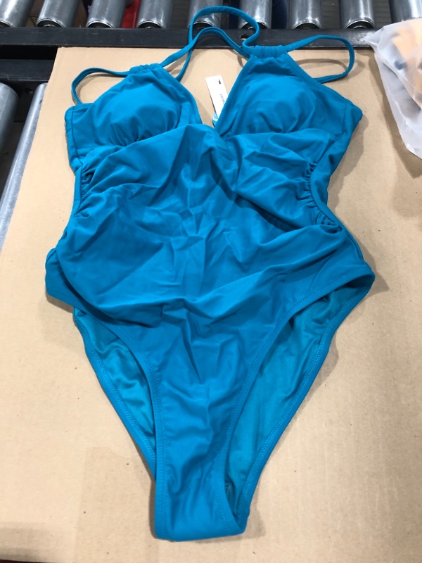 Photo 1 of 1 PIECE CUPSHE SWIMWEAR SIZE M ( BLUE ) 