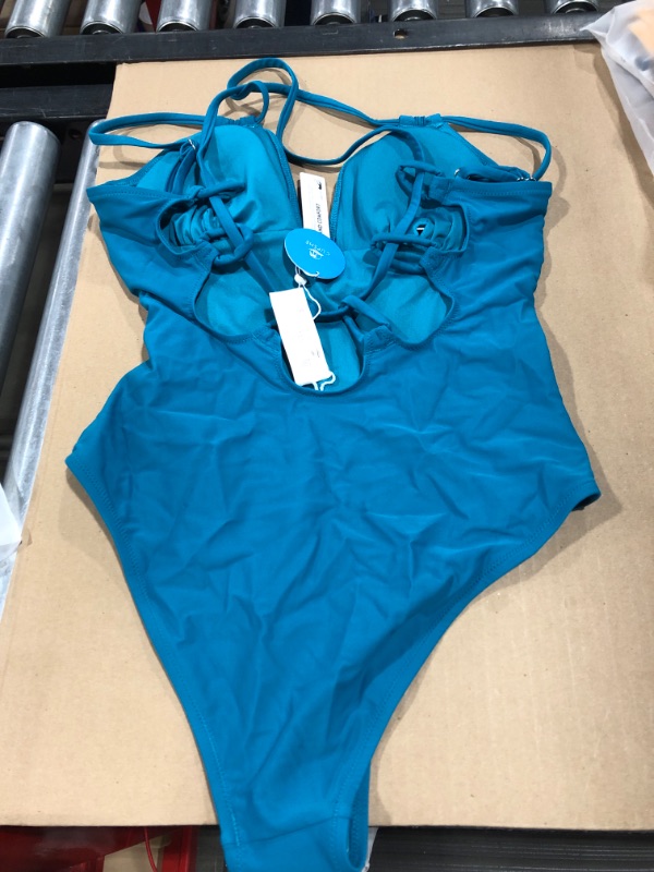 Photo 2 of 1 PIECE CUPSHE SWIMWEAR SIZE M ( BLUE ) 