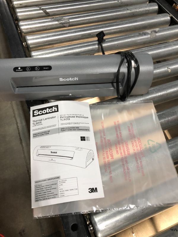 Photo 2 of Scotch Thermal Laminator, 2 Roller System for a Professional Finish, Use for Home, Office or School, Suitable for use with Photos (TL901X)
