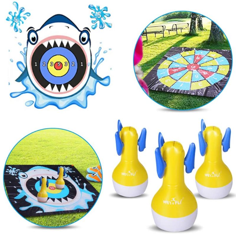 Photo 1 of WEY&FLY Inflatable Darts Game, Indoor or Outdoor Games for Yard Games and Fun Family Games for Kids and Adults, Target Toys, Lawn Games of Lawn Darts, Floor Games, Indoor Activities
