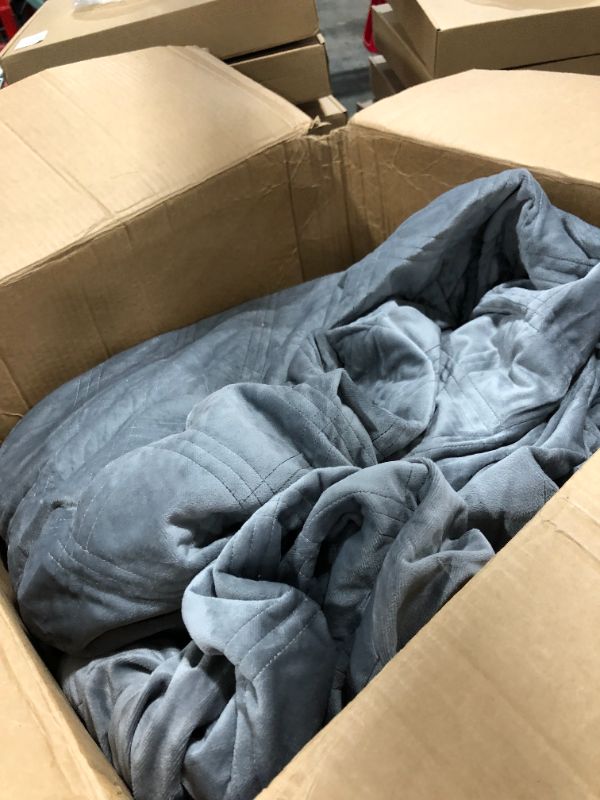 Photo 1 of GRAY Weighted Blanket (king size)