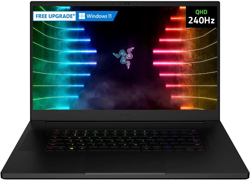 Photo 1 of Razer Blade Pro 17 Gaming Laptop 2021: Intel Core i7-11800H 8-Core, NVIDIA GeForce RTX 3070, 17.3" QHD 240Hz, 16GB RAM, 1TB SSD - Chroma RGB - Thunderbolt 3 - SD Card Reader
