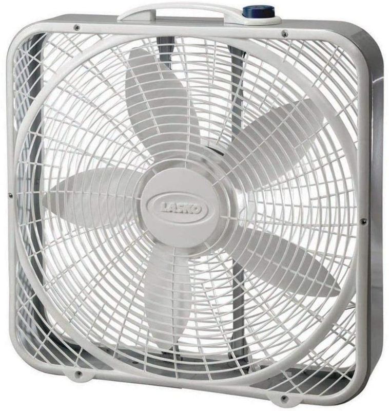 Photo 1 of Lasko 3733 Box Fan, 3-Speed, 20-Inch, White
