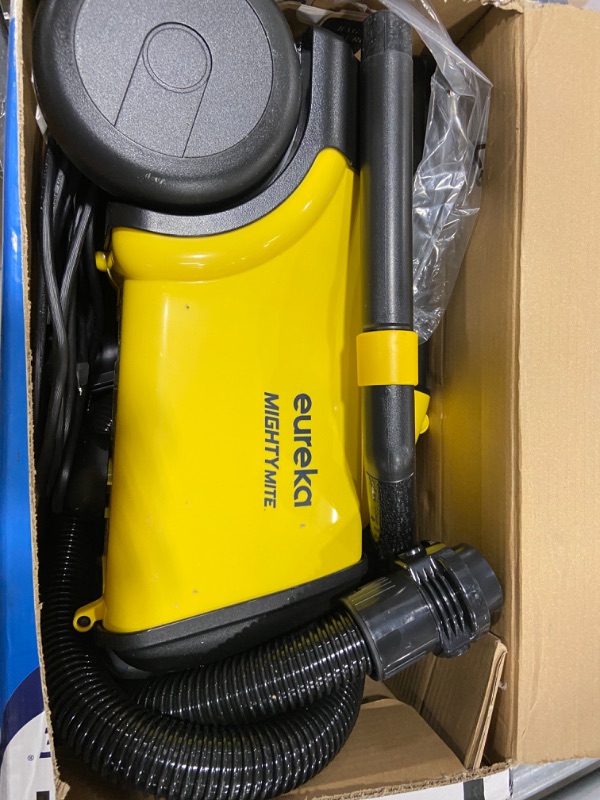 Photo 2 of Eureka 3670M Canister Cleaner, Lightweight Powerful Vacuum for Carpets and Hard Floors, w/ 5bags,Yellow
