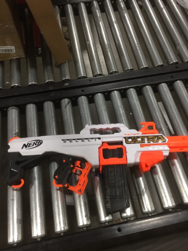 Photo 2 of Nerf Ultra Select Fully Motorized Blaster, Fire 2 Ways, 
DARTS NOT INCLUDED
