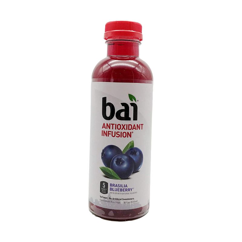 Photo 1 of Bai, Beverage Antioxidant Brasilia Blueberry, 18 Fl Oz (12PK)
BEST BY 09/01/2021