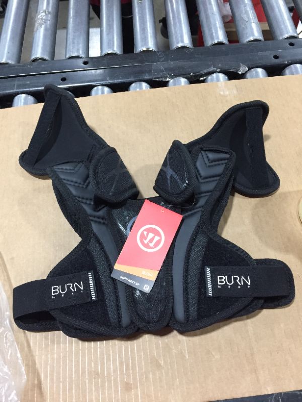 Photo 2 of Warrior Youth Burn NEXT SP 2018 Lacrosse Shoulder Pads Black