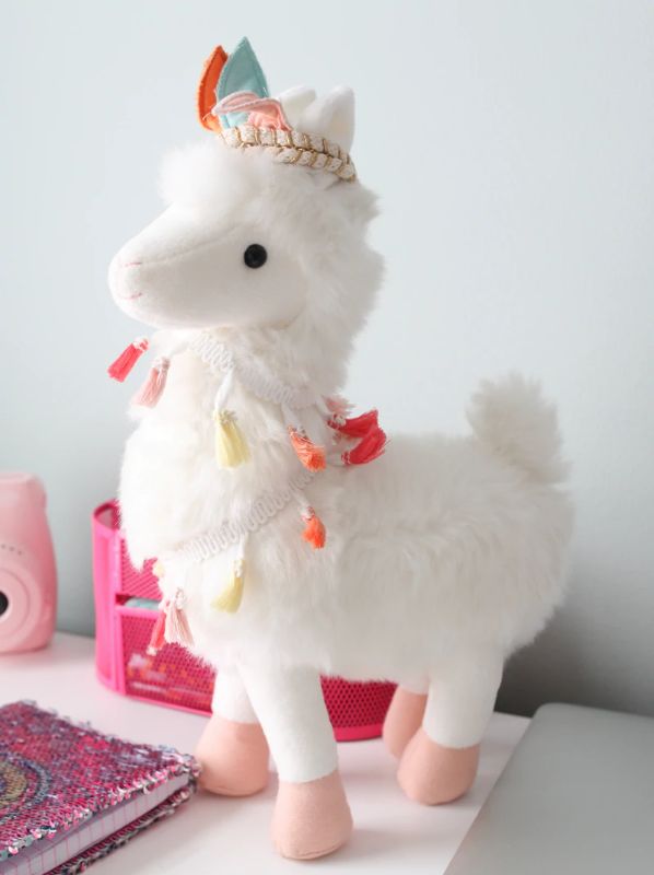 Photo 1 of 'LAKELY' TRIBAL LLAMA PLUSH TOY
