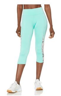 Photo 1 of Reebok Women's Workout Ready Capri Leggings- Pixel Mint- XL
