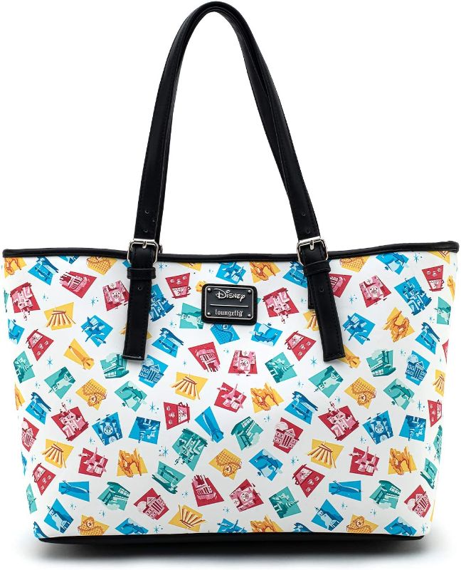 Photo 1 of Funko Loungefly: Disney 65th - Disneyland Attractions Tote Bag
