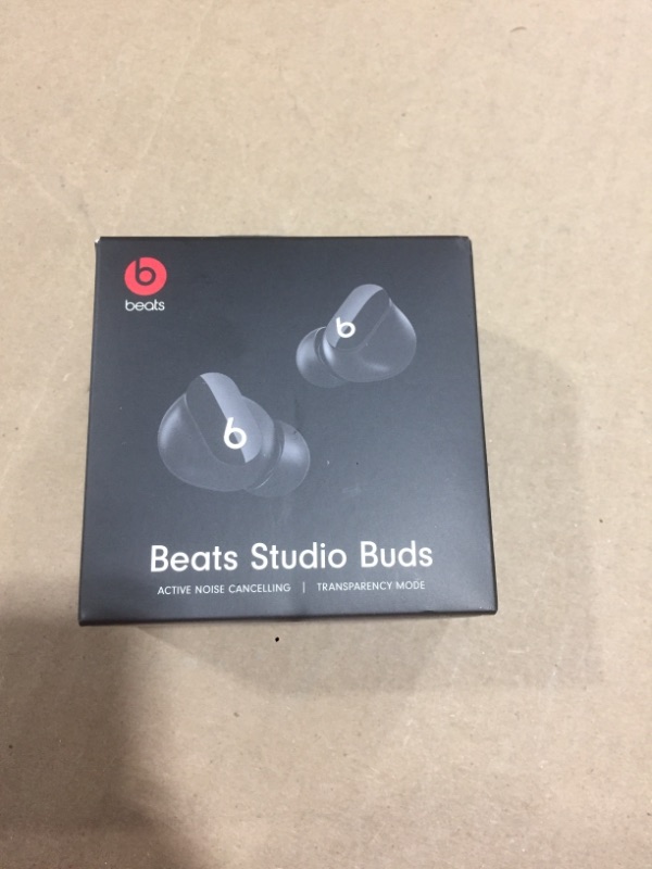 Photo 1 of Beats Studio Buds – True Wireless Noise Cancelling Earbuds – Compatible with Apple & Android, Built-in Microphone, IPX4 Rating, Sweat Resistant Earphones, Class 1 Bluetooth Headphones - Black
