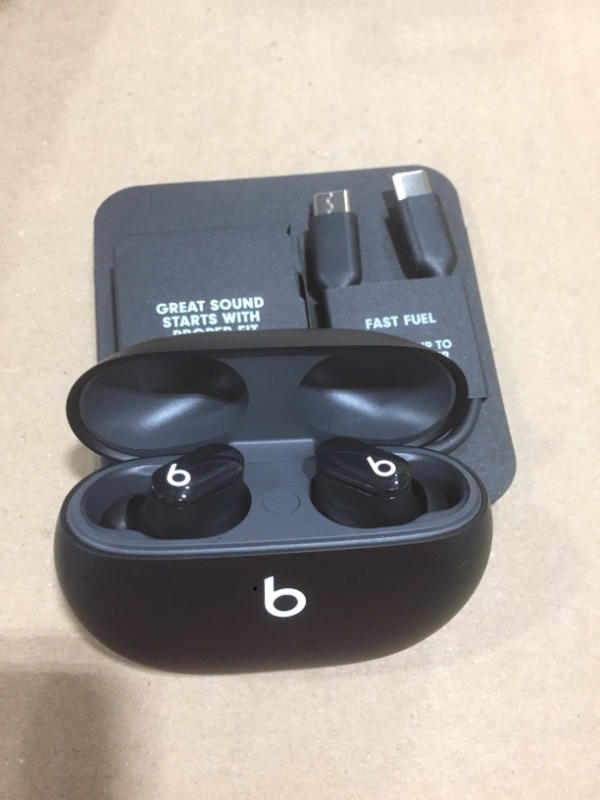 Photo 6 of Beats Studio Buds – True Wireless Noise Cancelling Earbuds – Compatible with Apple & Android, Built-in Microphone, IPX4 Rating, Sweat Resistant Earphones, Class 1 Bluetooth Headphones - Black
