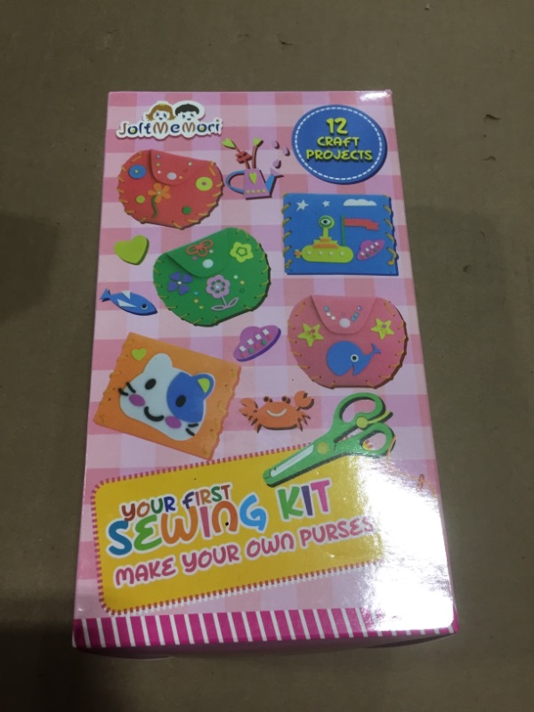 Photo 2 of JoltMemori Sewing Crafts Kits for Kids Beginners- 12 Cartoon Wallet Fun DIY Crafts Projects for Kids Girls Great Gift for Girls
