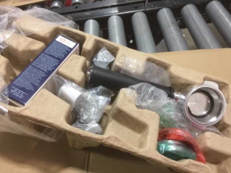 Photo 1 of De'Longhi All-in-One Combination Coffee Maker & Espresso Machine + Advanced Adjustable Milk Frother for Cappuccino & Latte + Glass Coffee Pot 10-Cup, COM532M
