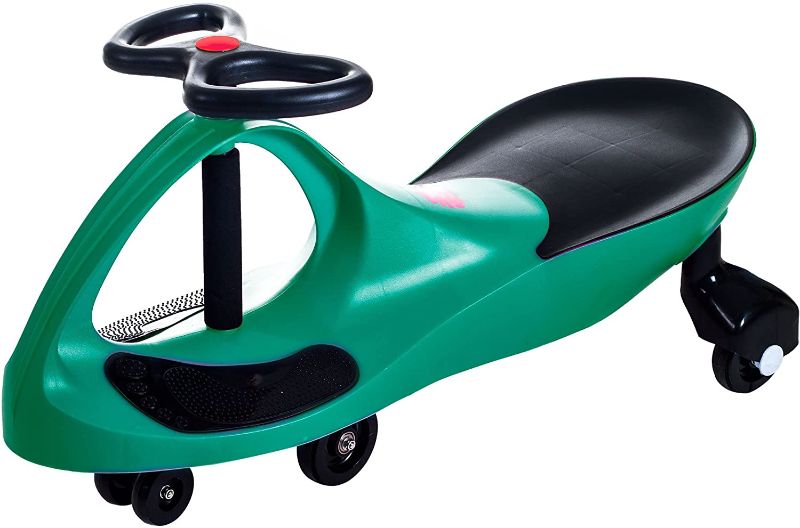 Photo 1 of Wiggle Car Ride On Toy – No Batteries, Gears or Pedals – Twist, Swivel, Go – Outdoor Ride Ons for Kids 3 Years and Up by Lil’ Rider (Green)
